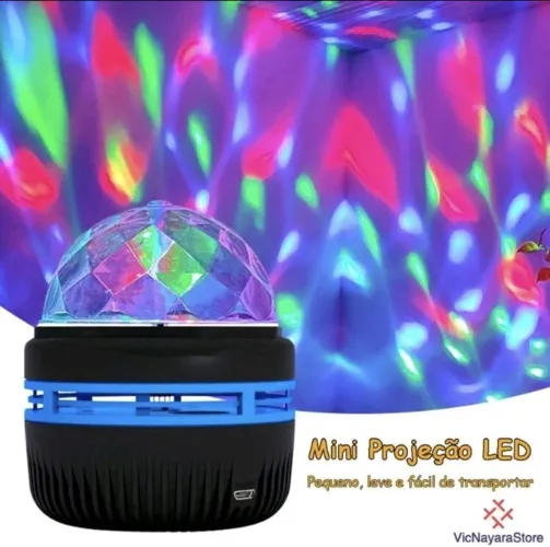 mini projetor de luzes vibrantes led pr festas e eventos