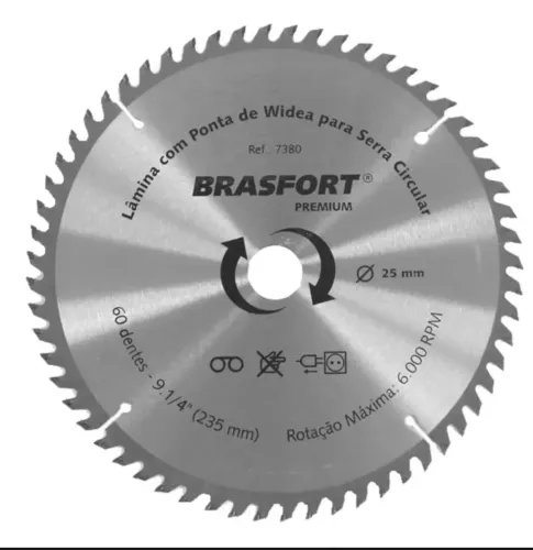Disco corte brasfort premiun 25m ref 7380