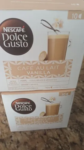 Capsula de café,são 15 de vanilha e 9 de café não gostei do sabor 