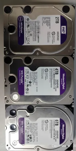 HD WD Purple 2TB/4TB/6TB para DVR e NVRS