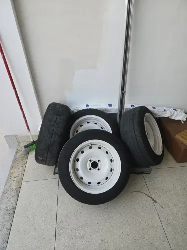 Vendo rodas de ferro aro 15 alargadas 4x100