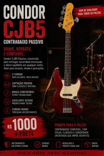 BAIXO CONDOR CJB5 (troco em ampero mini)
