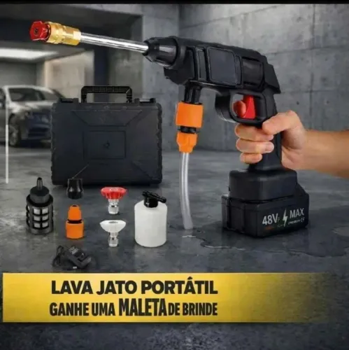 Lava jato portátil + 1 maleta de brinde
