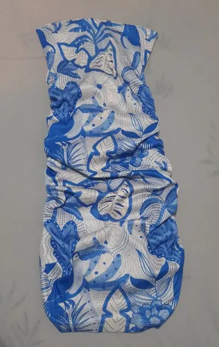 Vestido midi estampado