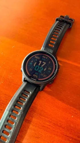 relógio corrida garmin forerunner 955 solar preto