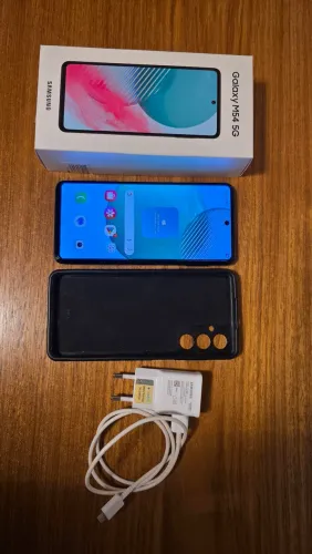 Samsung Galaxy M54 5G 256MB Azul Impecável Pouco Uso