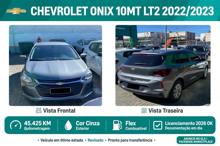 Chevrolet Onix Hatch LT 1.0 12V Flex Mec. 4P 2023