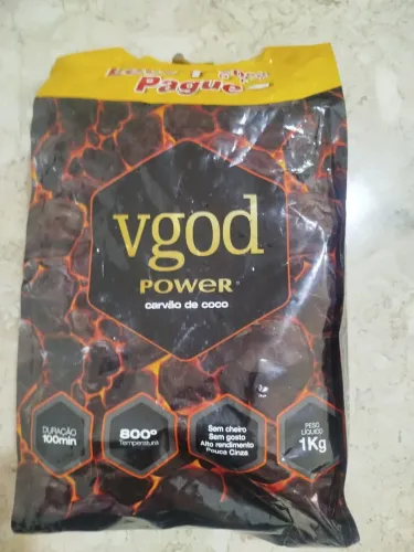 Carvão de Côco pacote 1 kilo
