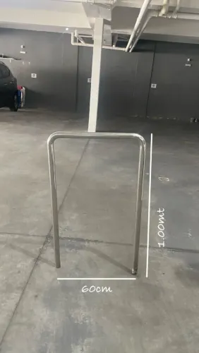 LIMITADOR DE   ESTACIONAMENTO INOX