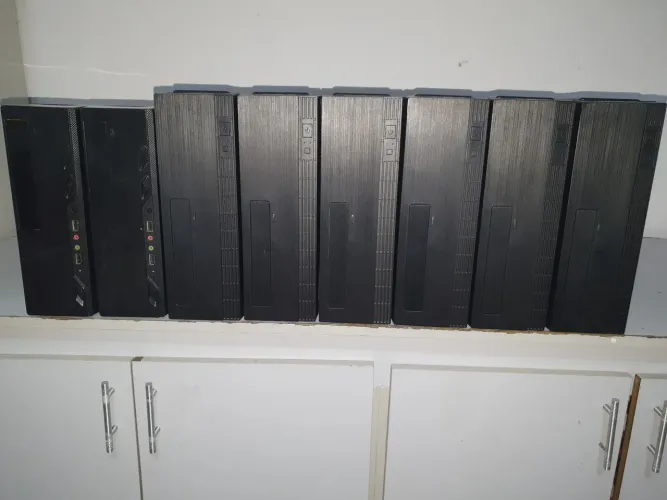 Lote com 8 (Oito) computadores Intel Core i3 e I5 Ddr3 Hd 1 Tera Byte Funcionando. Leiam!