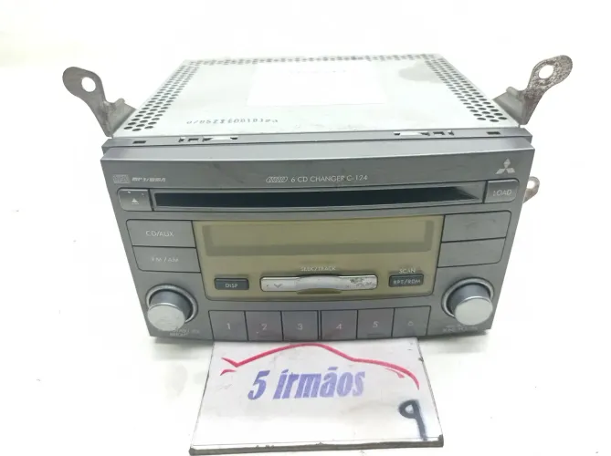 Rádio Cd Player Mitsubishi Airtrek 2.4 2005 / 2006 Nca54087