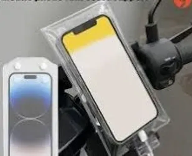 Capinha com entrada pra carregador impermeável pra celular todos os modelos 