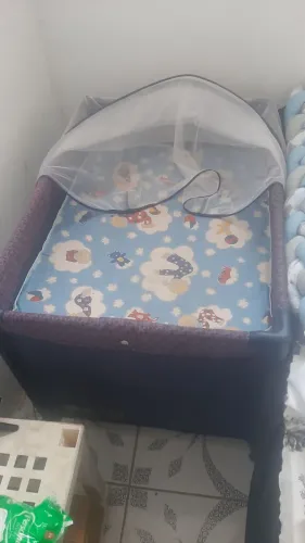 Berco portátil, com colchão 350 reais
