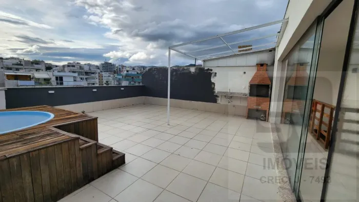Cobertura para Locação em Rio de Janeiro, Freguesia (Jacarepaguá), 3 dormitórios, 3 suítes