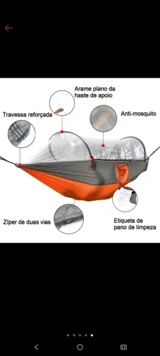 Rede De Dormir Descanso Joyfox montagem automática