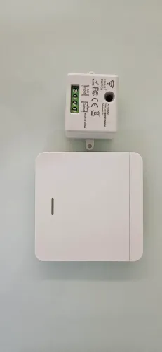 Mini módulo com interruptor sem fio tuya 433 mhz ac 100 a 250v 