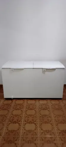 ( VALOR COM A ENTREGA) FREEZER HORIZONTAL 2 PORTAS ELECTROLUX 500 LITROS 