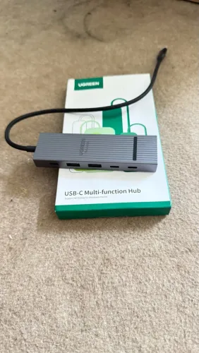 Hub Revodok Ugreen 6 Em 1 (1 Hdm 4k @60ghz /2xusb Com 2xusb A) Cor Cinza Escuro