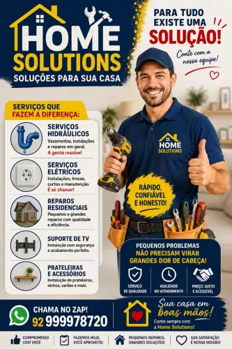 Reparos residências, serviços hidráulico e elétrico, suporte TV, prateleiras e etc...