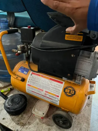Compressor chiaperini 24L 2HP praticidade e Força 