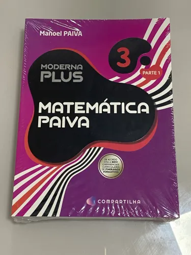 Livros LACRADOS Moderna Plus - Matemática Volume 3 Parte 1 e Parte 2