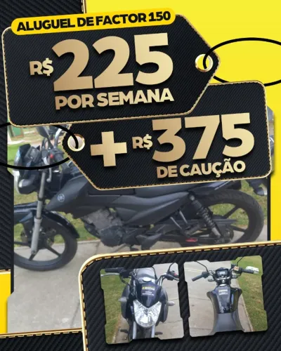 Aluguel de Yamaha Factor 150 2023