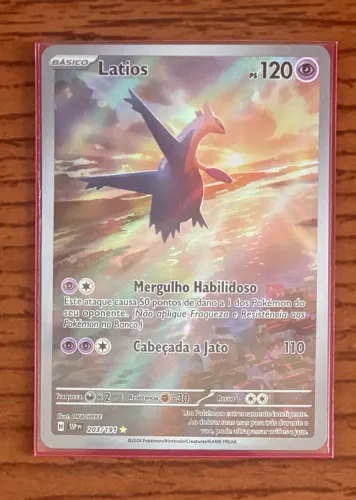 Carta - Fagulhas Impetuosas - Pokemon Latios (203/191) 