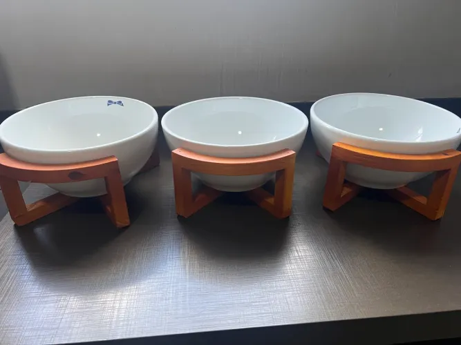 CONJUNTO TIJELAS COM SUPORTE DE MADEIRA
