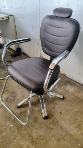 Cadeira reclinável barbearia salão Dompel
