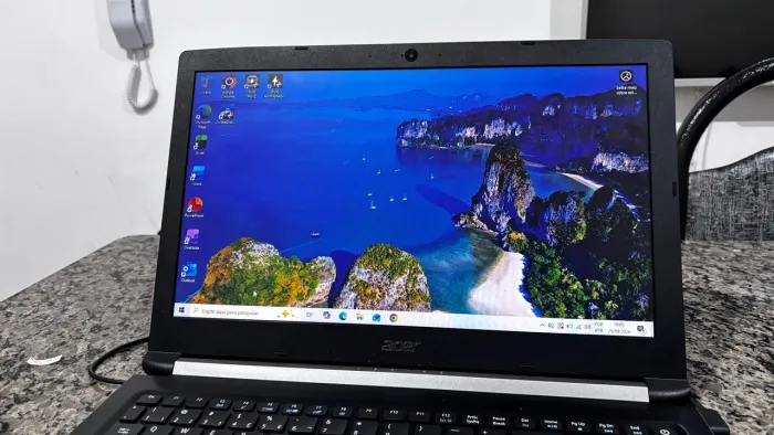Notebook Acer i7 7500 2.9 ghz c turbo 3.5 com ssd 250 c 8gb plac video 940mx