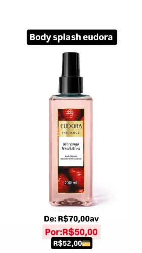 Body splash eudora