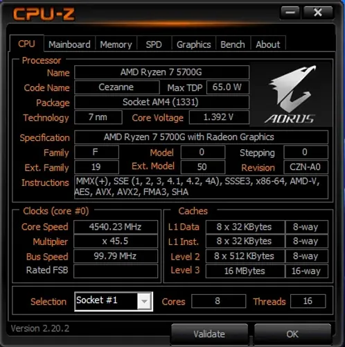 Processador AMD Ryzen 7 5700G