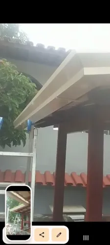 Calhas e telhados