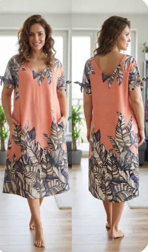 Vestido tam.52 c/bolso