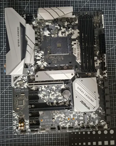 Placa mãe B450 Steel Legend 