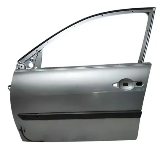 Porta Renault Megane Diant Esquerda 2009/11 Cinza C/detalhe Dianteira Esquerdo Cinza