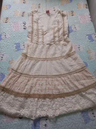 Vestido Boho bege marca indiana novo M