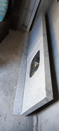 ? Bancada de Cozinha ? Granito Branco Siena Escovado ?
