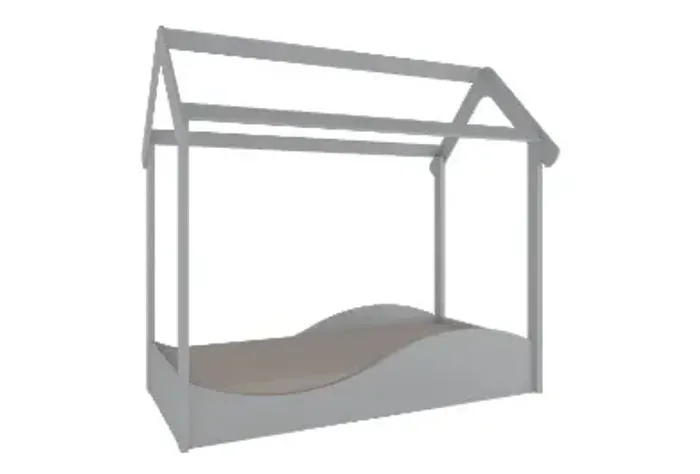 Mini cama infantil casinha 