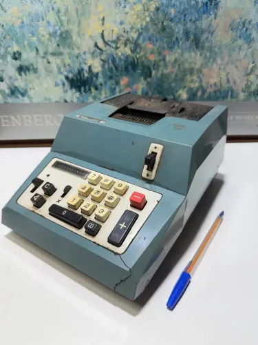 Calculadora antiga decoração 