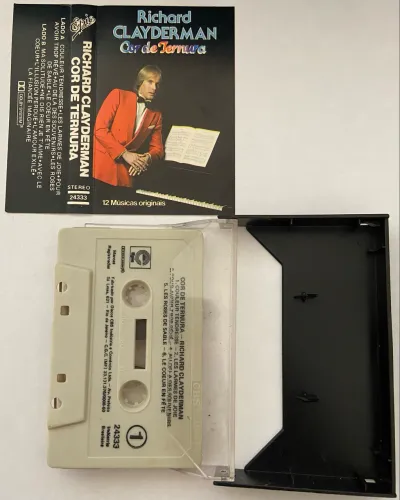 Fita k7 áudio músicas Richard Clayderman