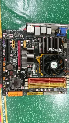 Kit Upgrade AMD Phenom II X4 + Placa Mãe ECS Black Series