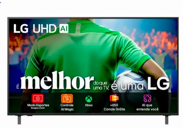 Vende-se TV LG 55" UHD. Tela quebrada retirada de peças. Funciona normal a tela quebrou.