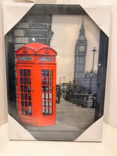 Quadro Londres- 3D