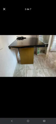 Mesa para 6 cadeiras T/Vidro