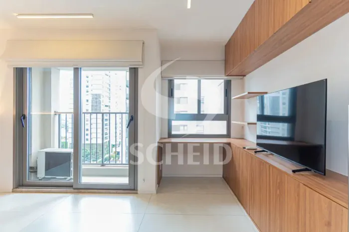 Apartamento para venda em Campo Belo com 1 quarto, sendo 1 suíte, 25m²