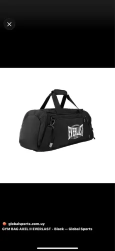 Bolsa everlast gym axel preta