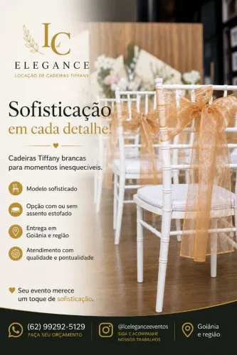 Aluguel cadeiras tiffany