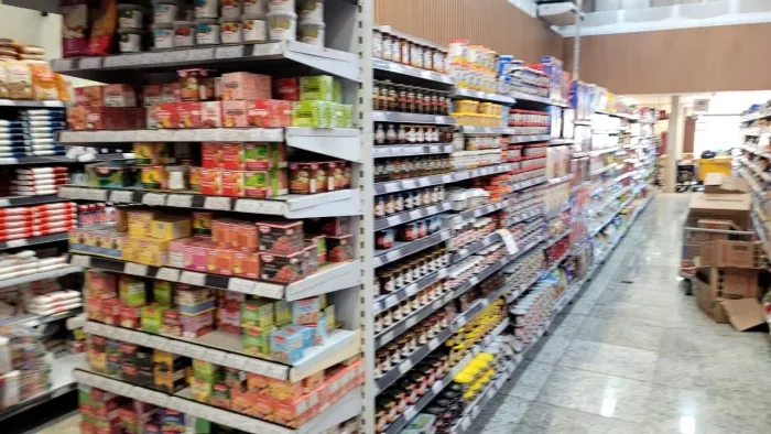 Gondulas/check-out/balcoes de padaria