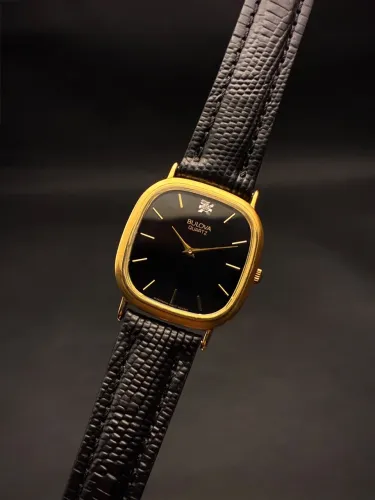Bulova Black Cushion